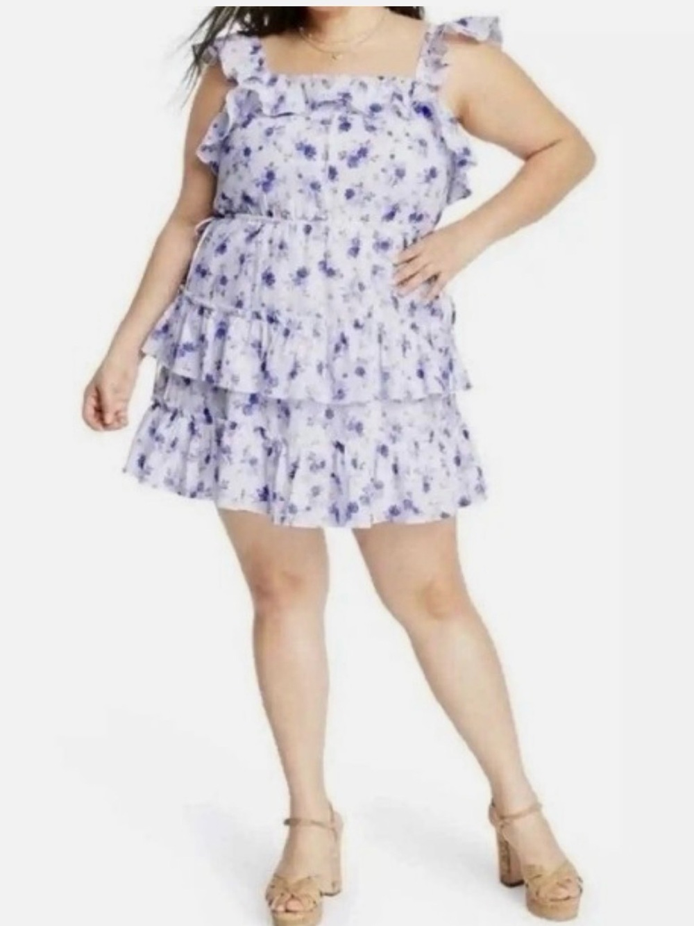 LoveShackFancy White Tagged Floral Dress (White)